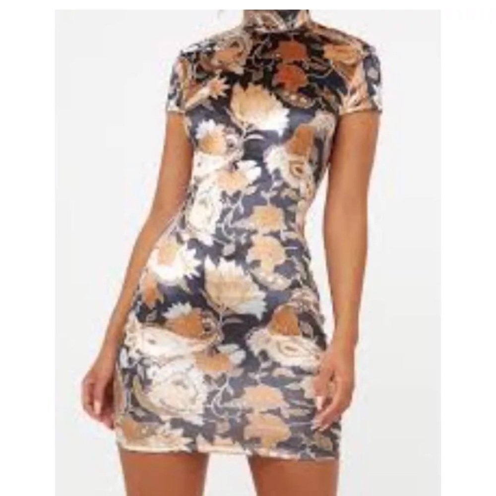 Suede Prettylittlethings dress